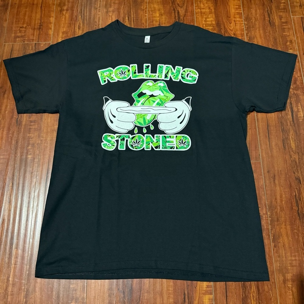 Rolling Stoned 420 TShirt Brand New By Alstyle Apparel And Activewear Size Xl